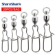 ShareShark conectores giratorios figura ocho de acero inoxidable