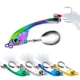 Cuchara giratoria Vib Spinner de metal hundimiento para Lucio