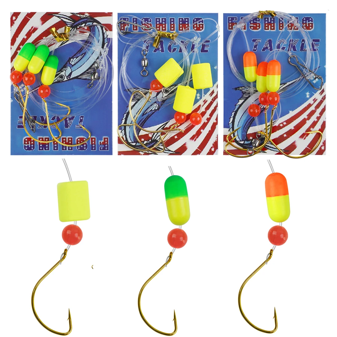 Pompano Anzuelo Circular Flotante de Espuma – Surfcasting Agua Salada