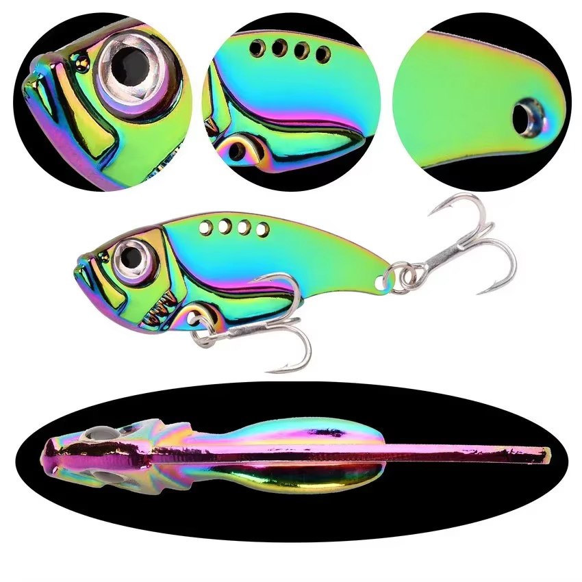 Spinnerbait metálico - juego de cucharas para lucio y carpas grandes - imagen 4