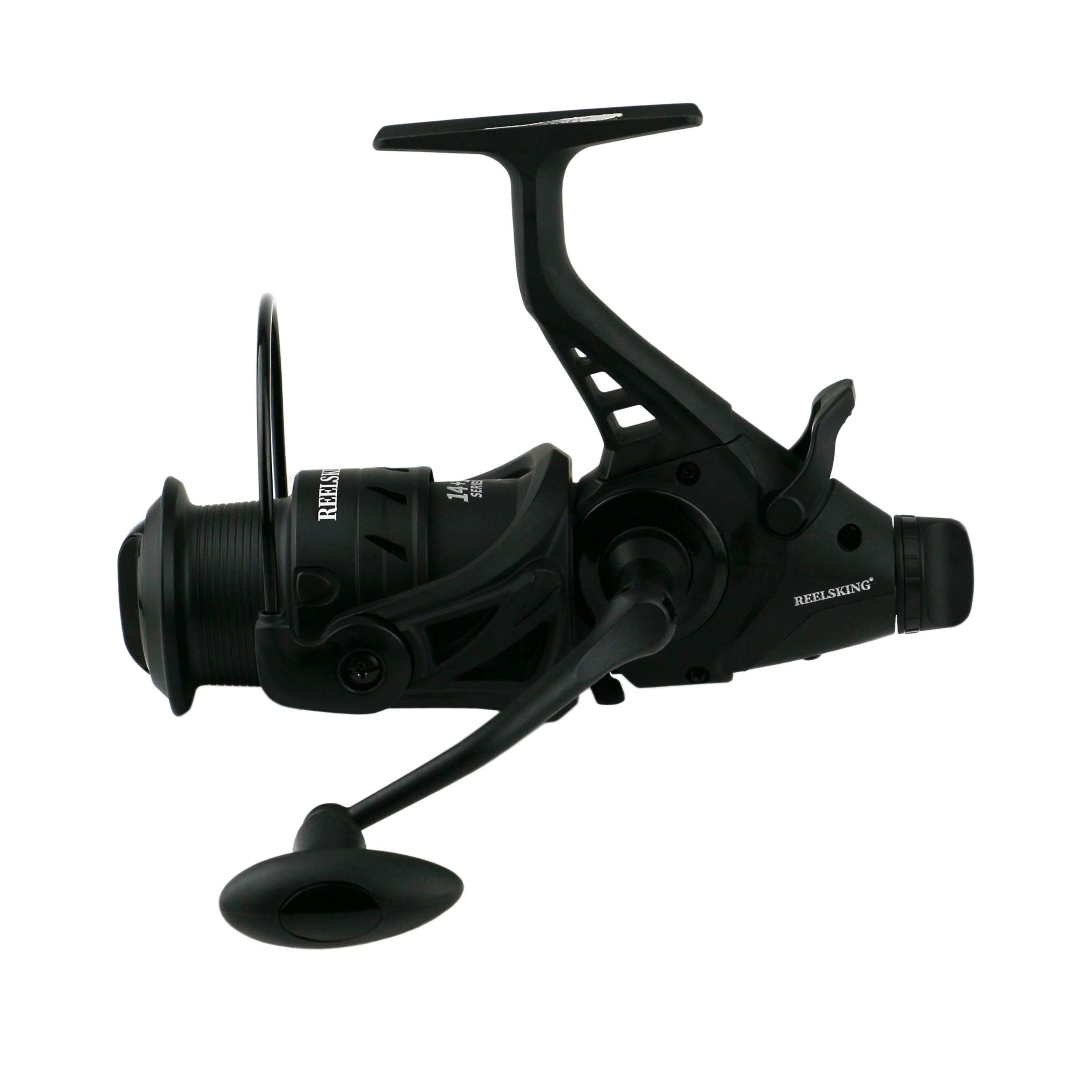 Carrete Baitcasting metálico con doble freno para pesca de carpa - imagen 3