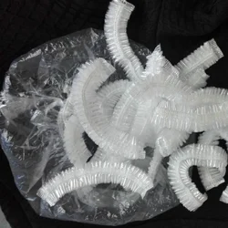 Gorro de ducha desechable elastico impermeable para adultos comodo