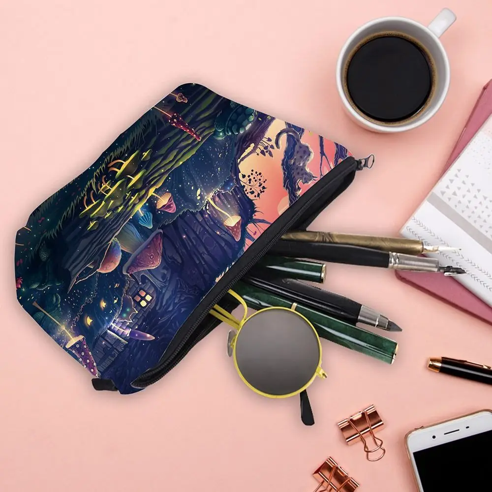 Bolsa de pesca con cremallera y estampado de seta - imagen 3