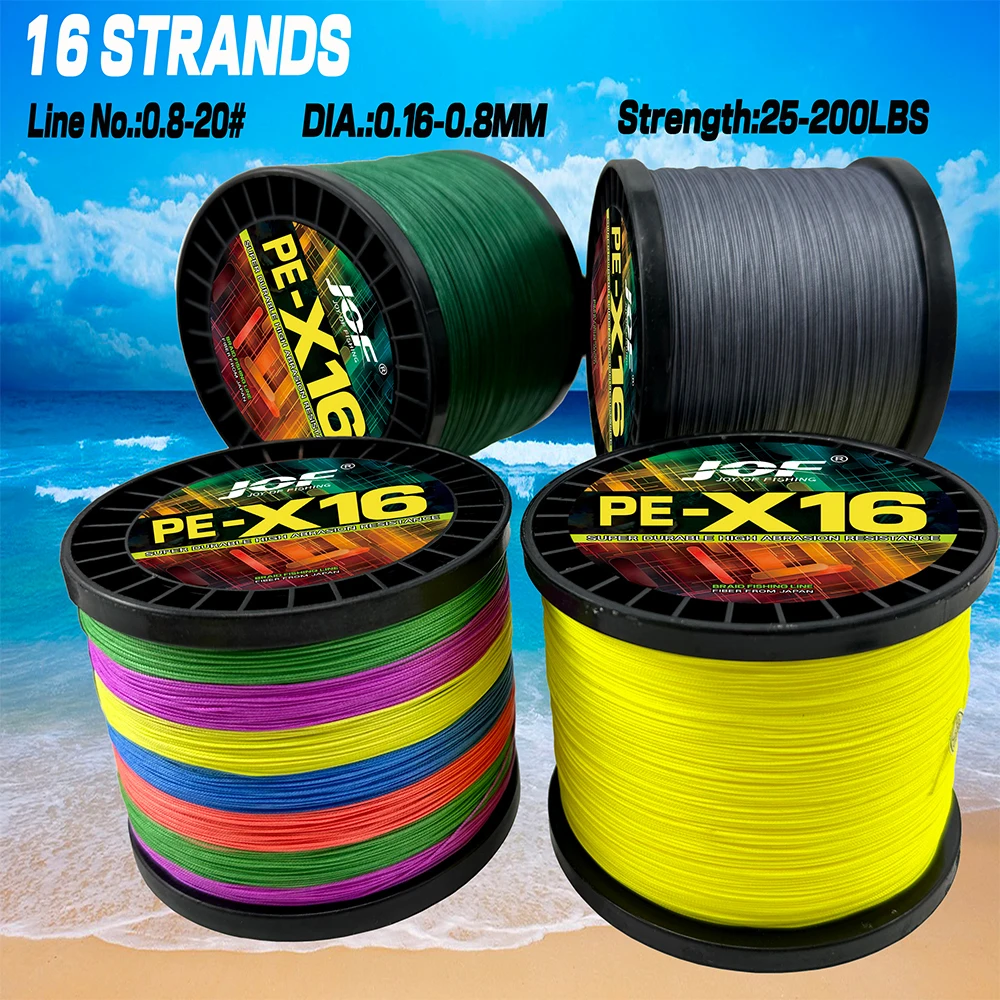 16X Línea Trenzada Multifilamento – Resistant pesca agua salada profesional - imagen 2