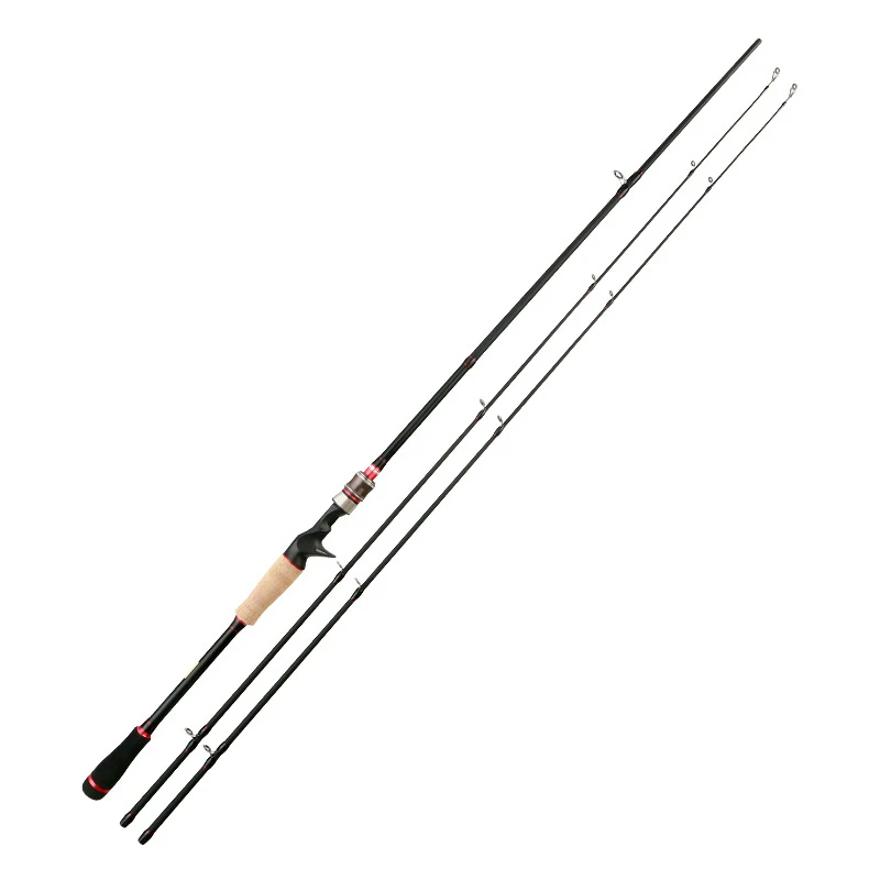 Caña de pesca fibra de carbono doble punta ML para agua dulce y salada - imagen 4