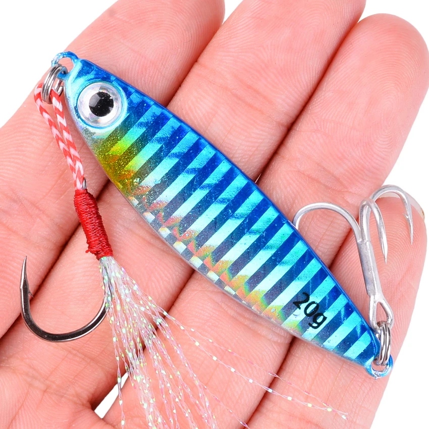 Jig metálico lucio agua salada resistente brillante efectivo 7g-30g - imagen 2