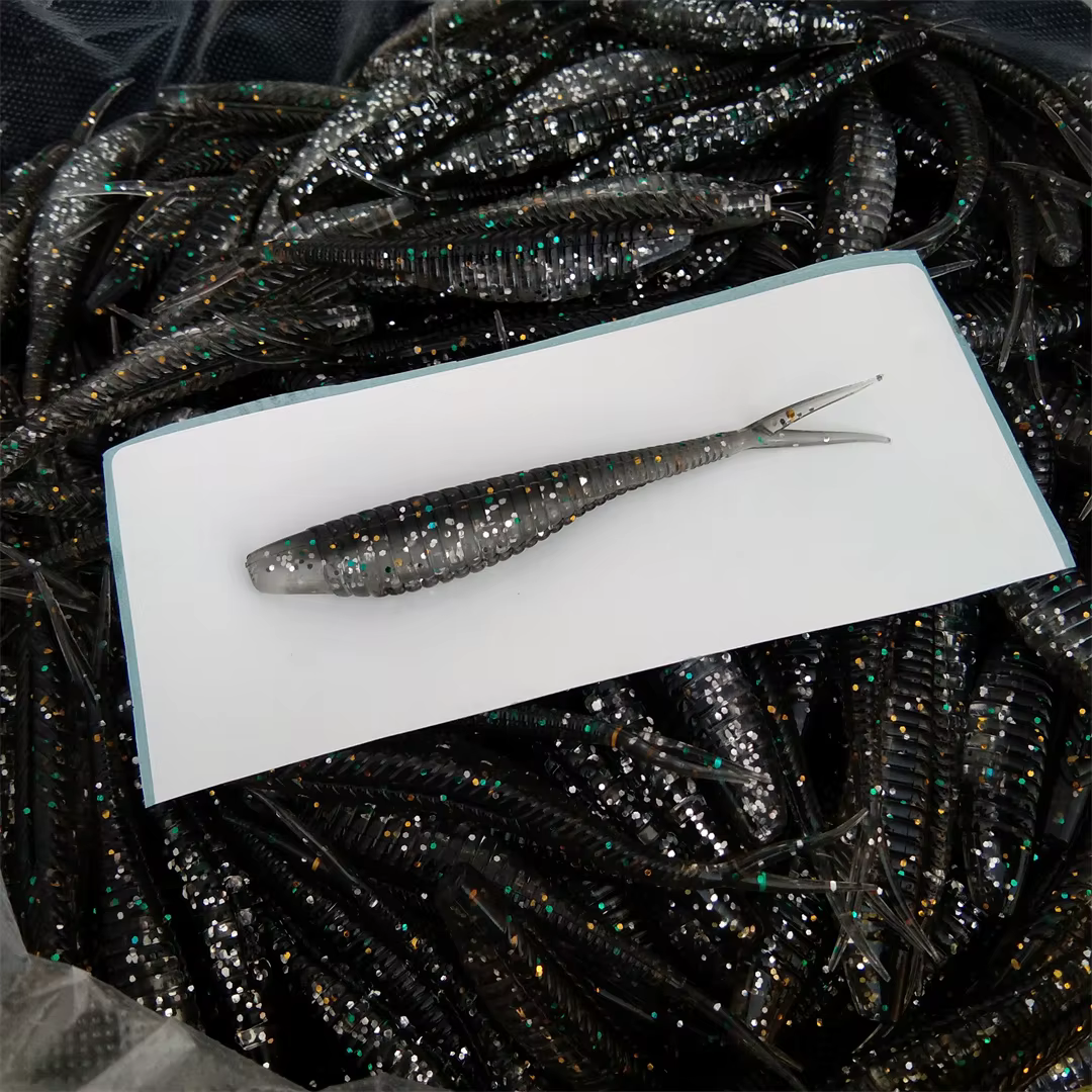 Swolfy Jerk Shad Minnow 70mm cola dividida para lubina - imagen 5