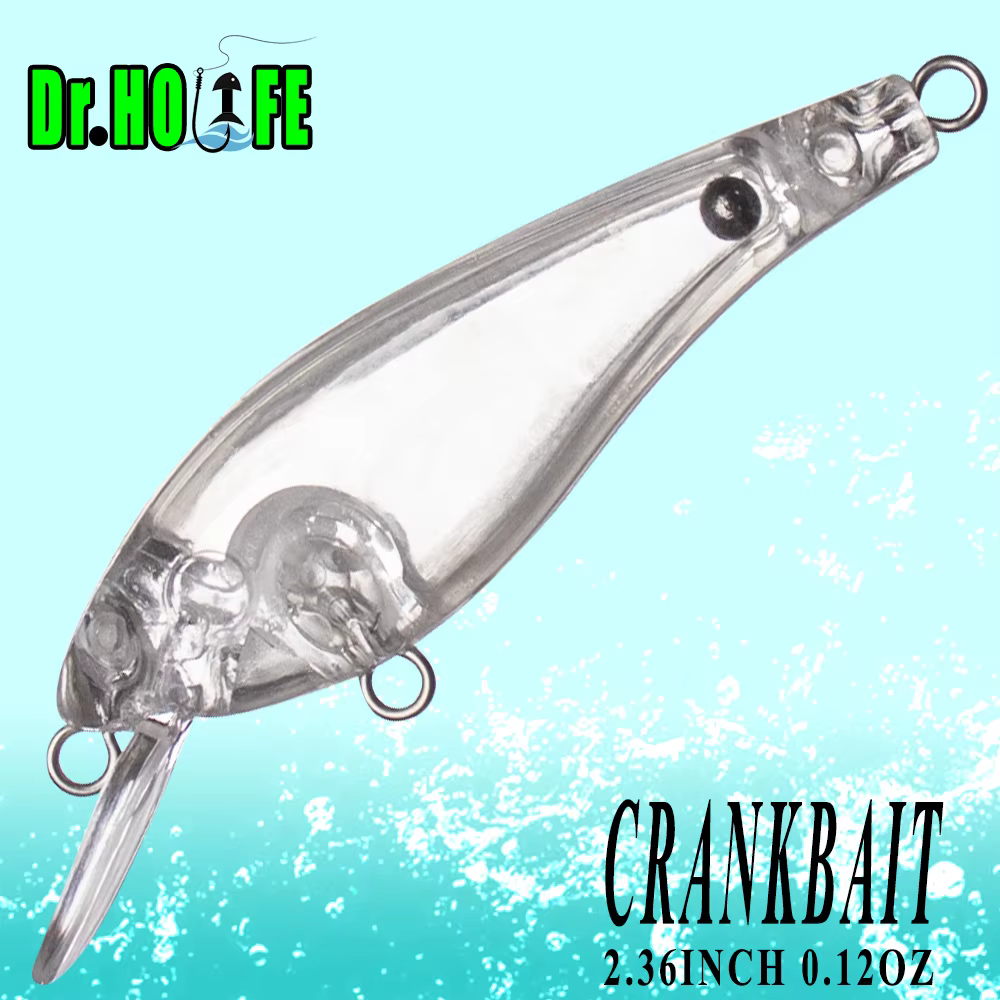 Dr.Holife Crankbait flotante sin pintar – Lures artesanales 6 - imagen 4