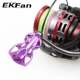 EKFan perilla de carrete de aluminio con rodamiento D/S – mariposa - imagen 2