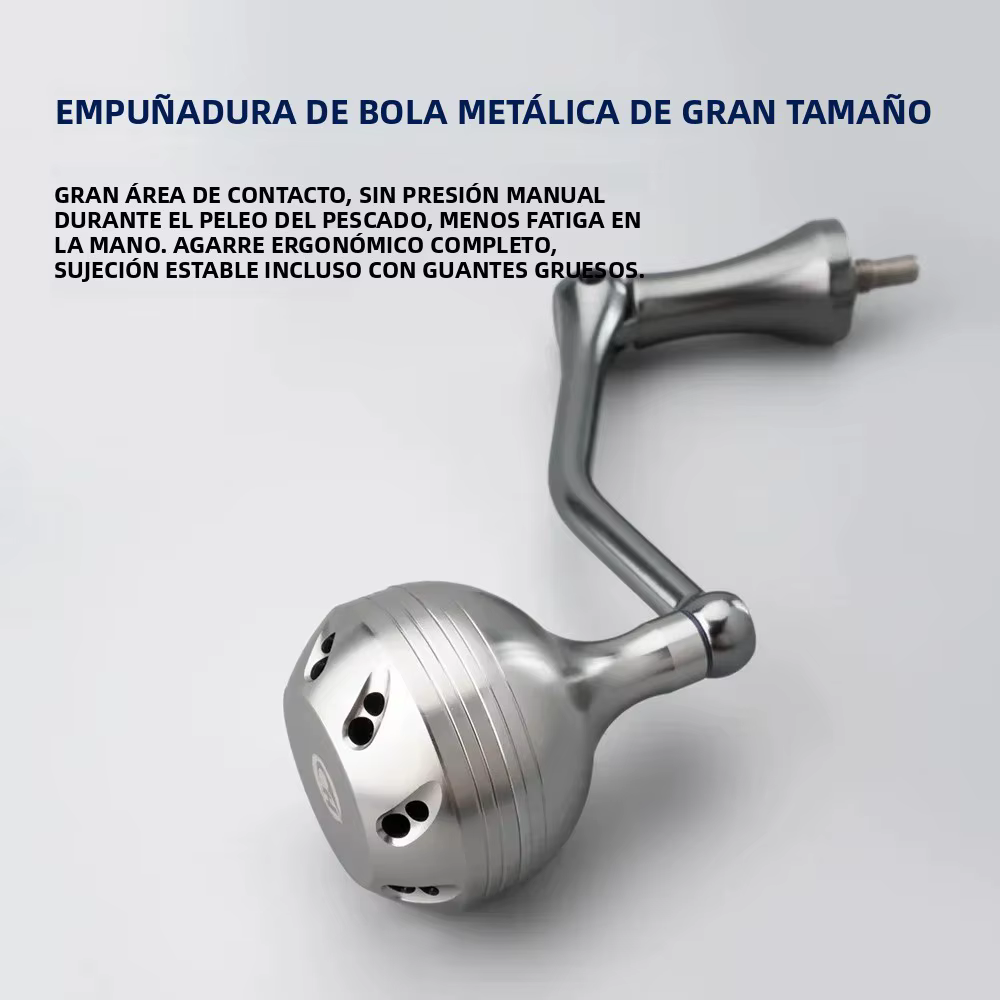 Manivela Plegable Huidiao CNC para Carrete de Surfcasting - imagen 4