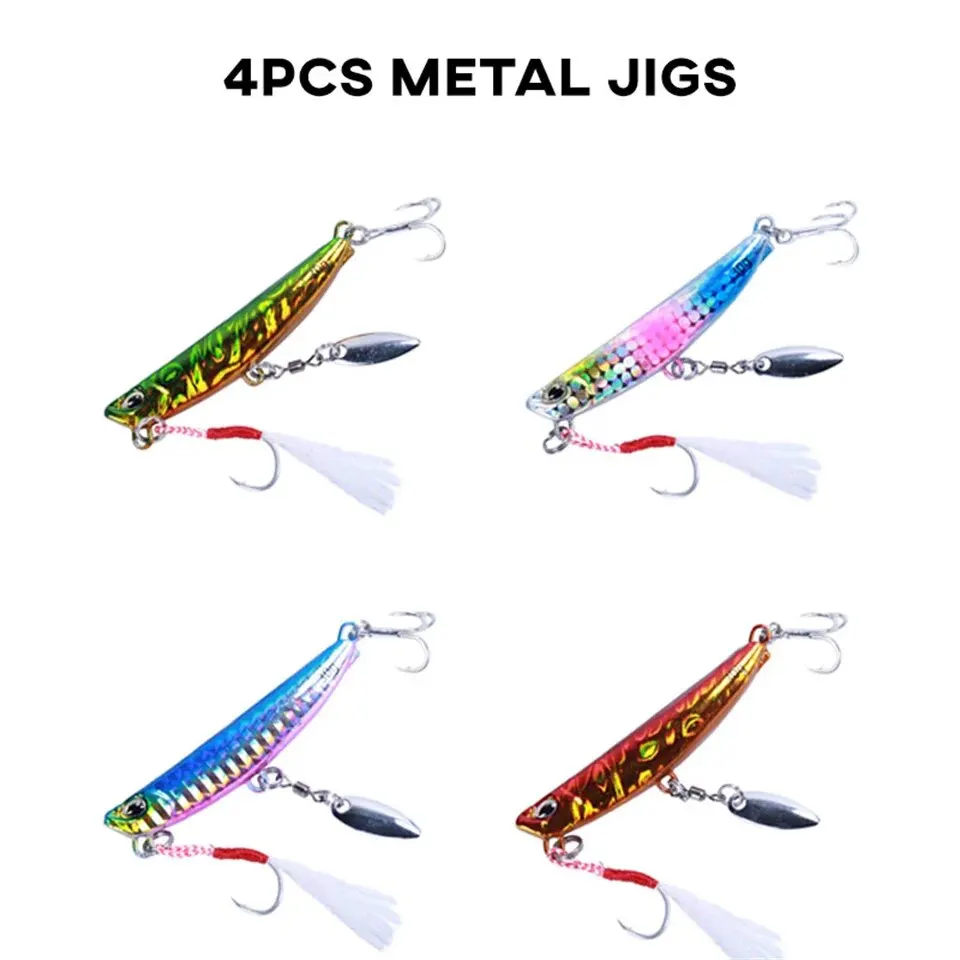 Señuelos micro jig en distintos colores
