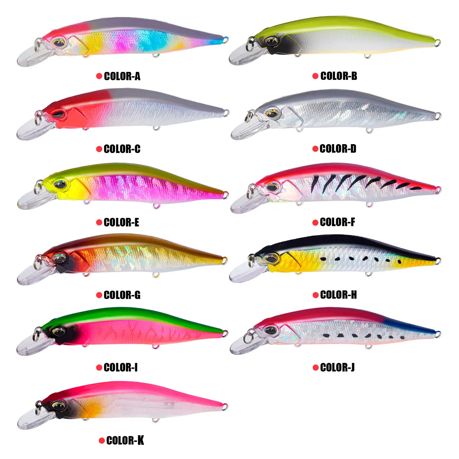 Señuelo Minnow OUYALINE - colores