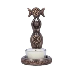 Candelabro de Resina Artesanal - Soporte para Velas Decorativo