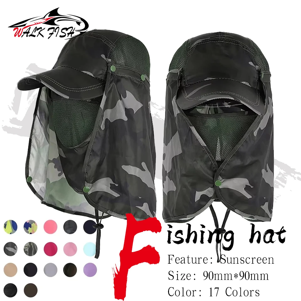 Gorra de pesca Walk Fish – Protección UV antiviento transpirable - imagen 4