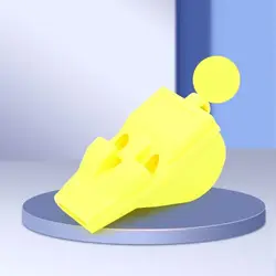 Silbato de mano de PVC para entrenamiento con sonido fuerte portátil