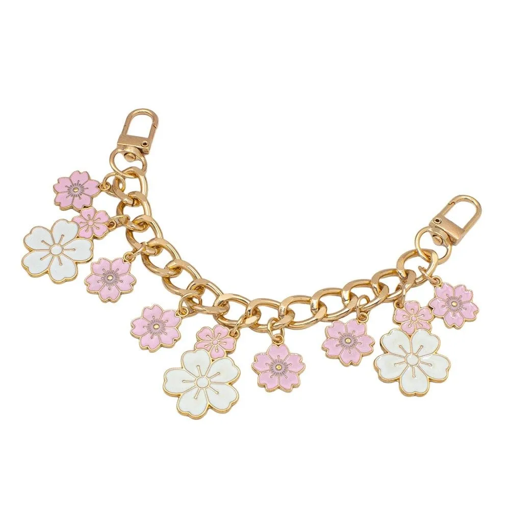 Colgante Flor de Cerezo para bolso DIY, cadena y correa - imagen 3