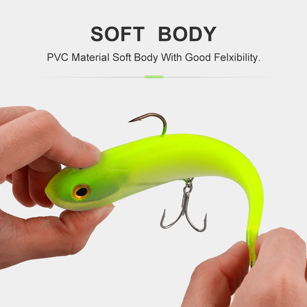 Kingdom Spinator Swimbait hundible cola giratoria para lucio - imagen 4