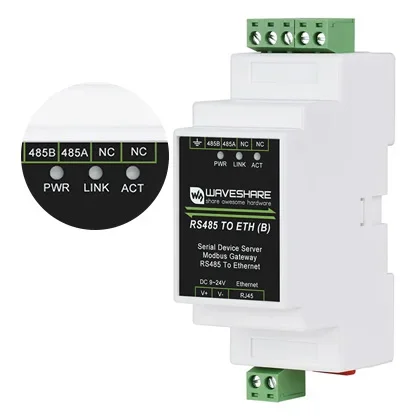 Comparativa de puertos y versiones RS485 a Ethernet / PoE