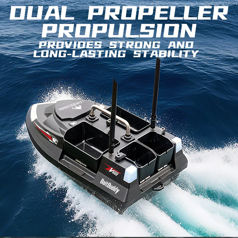 Barco cebador RC V802 Pro con retorno automático y control de crucero - imagen 4