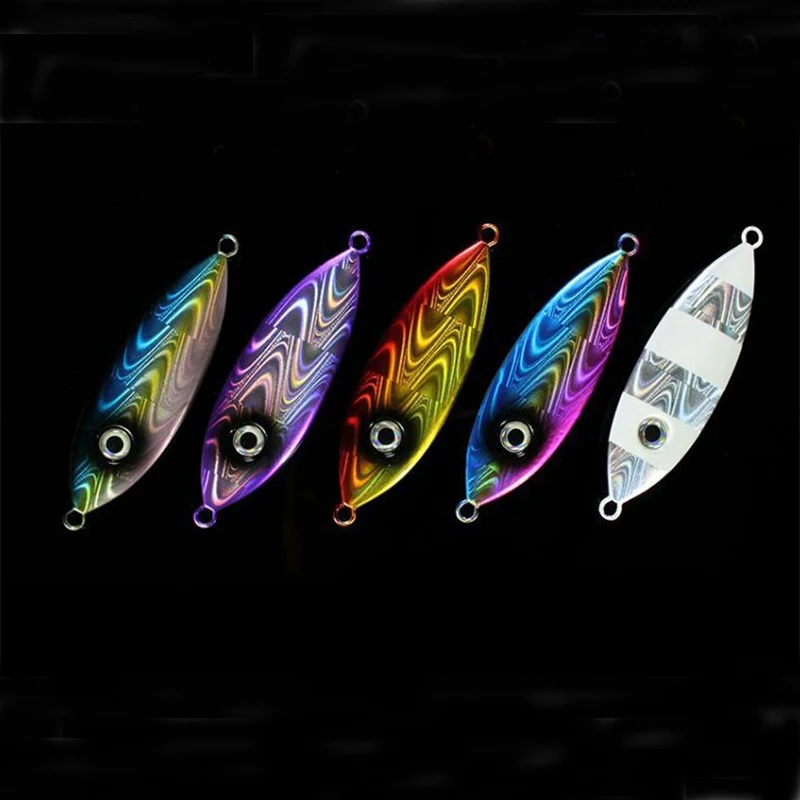 Jig de plomo luminoso para jigging en agua salada - imagen 3