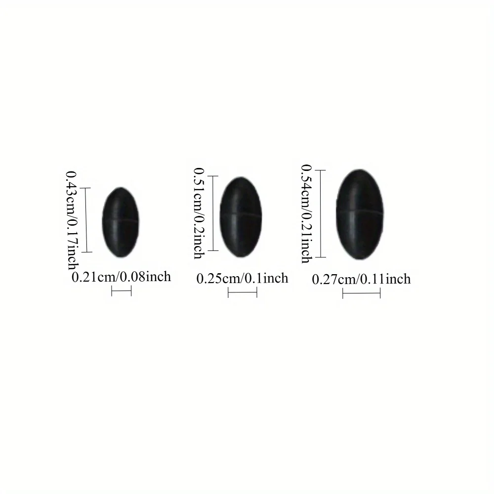 Ackibbik Bobbers silicona forma oliva – tapones - imagen 2