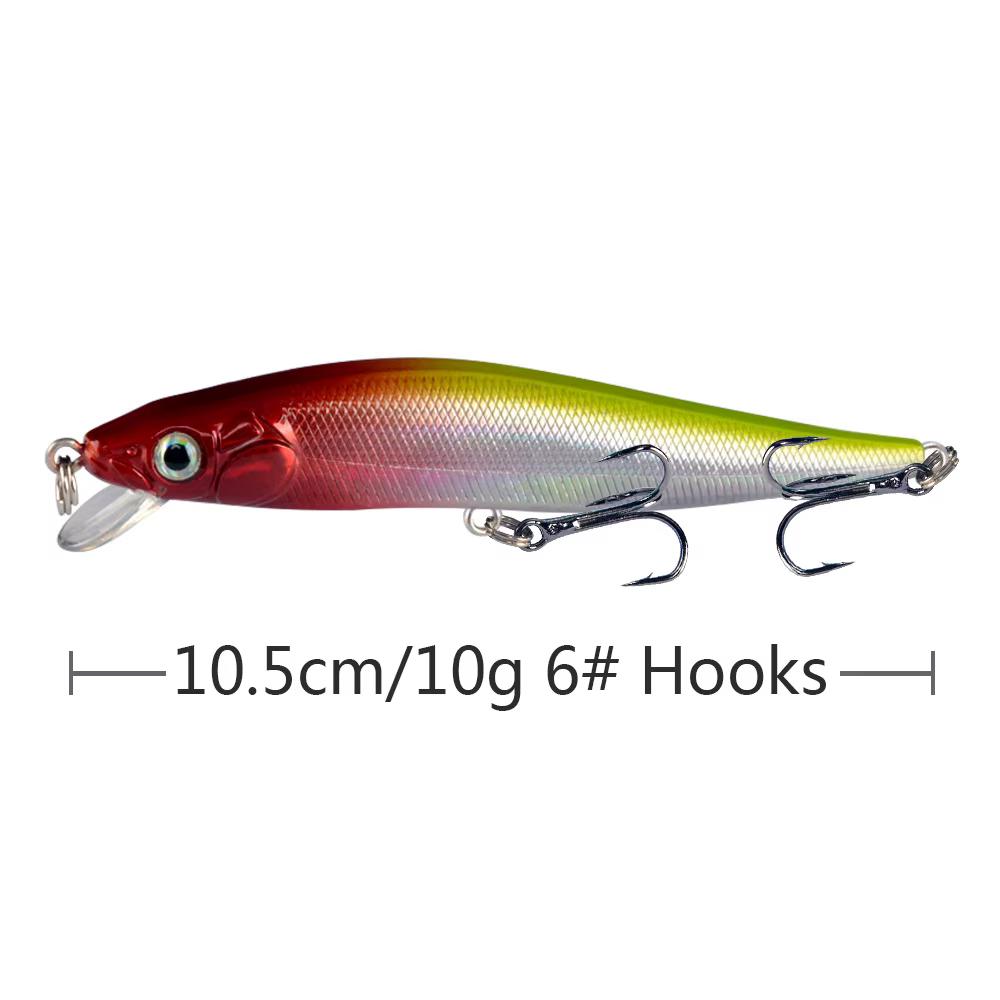 Wobbler flotante 10,5 cm 10g para trucha lubina y carpa - imagen 3