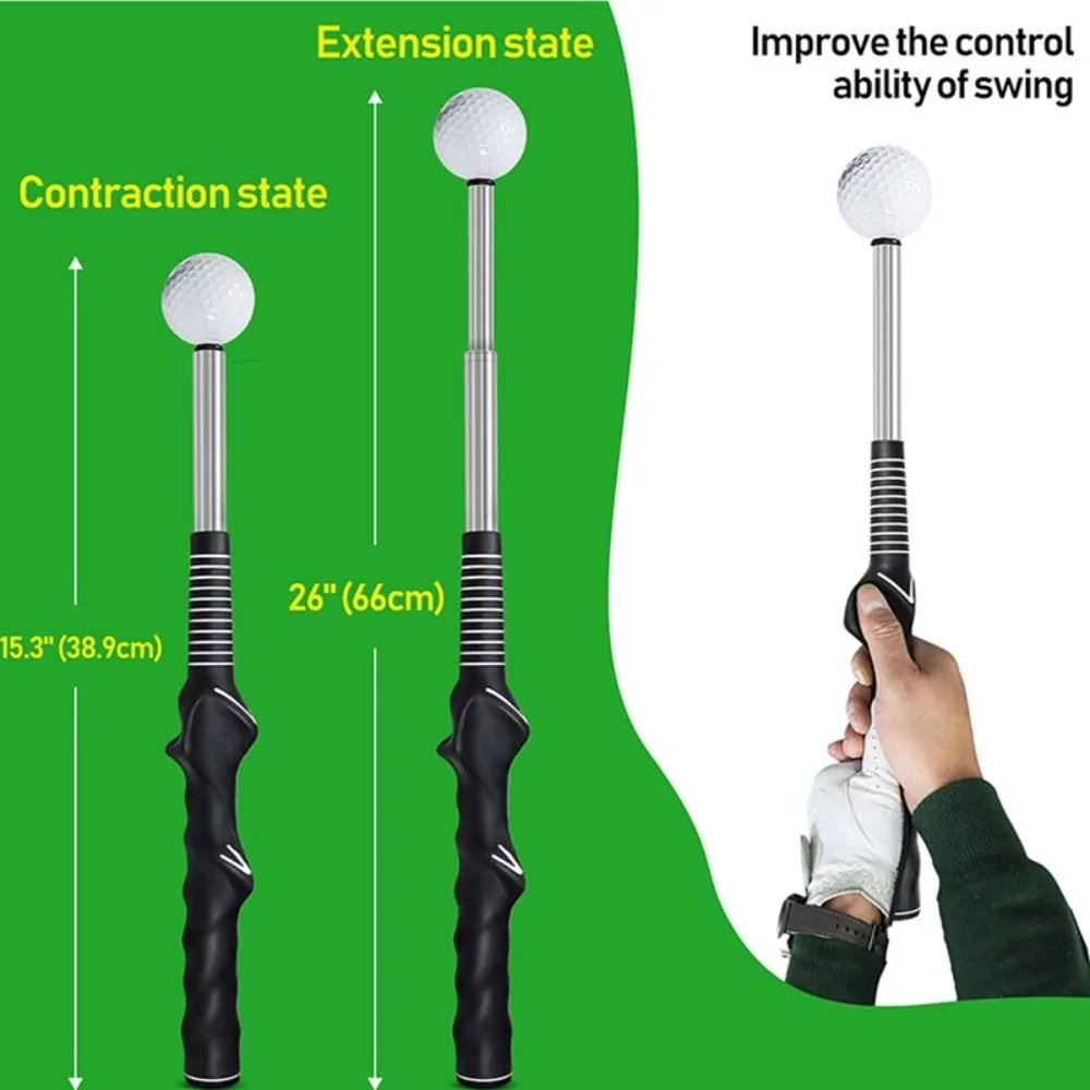 Soporte retráctil para entrenamiento de golf