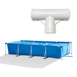 Conector en T para Manguera de Piscina INTEX – 40 mm Resistente al Óxido