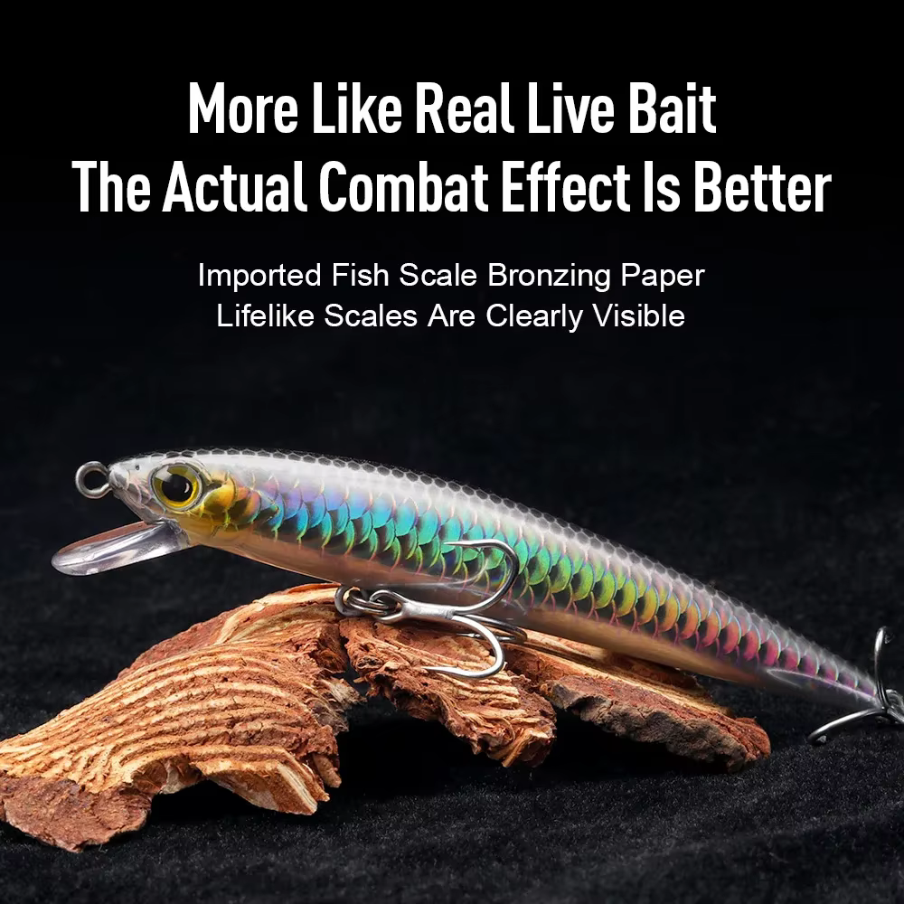 Kingdom SP Minnow – Señuelo colgante jerkbait para lubina y lucio - imagen 5