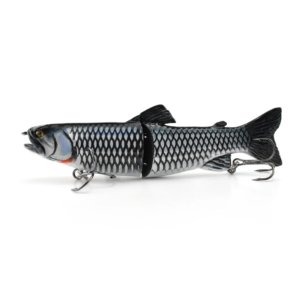 S Swim Glide señuelo trucha lastrado deslizante tallado a mano