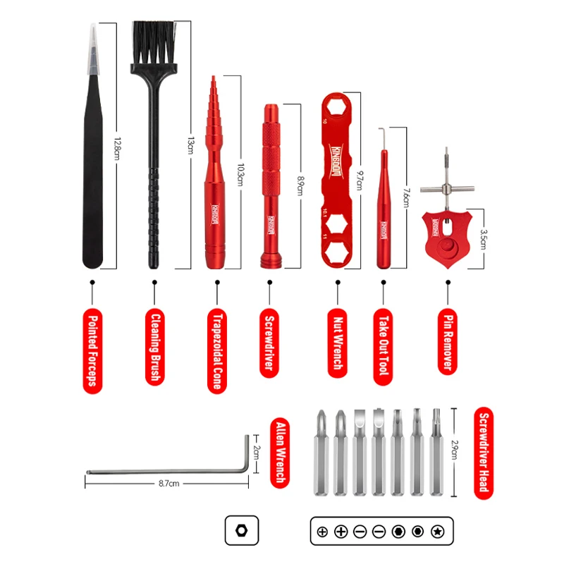 Kit herramientas Kingdom baitcasting – Reparación y mantenimiento - imagen 5