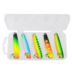 Micro señuelo de cuchara metálico para pesca en hielo