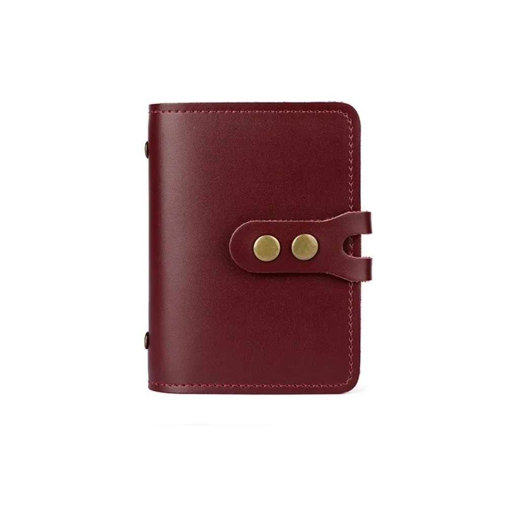 Tarjetero gran capacidad de cuero PU unisex – diseño moderno
