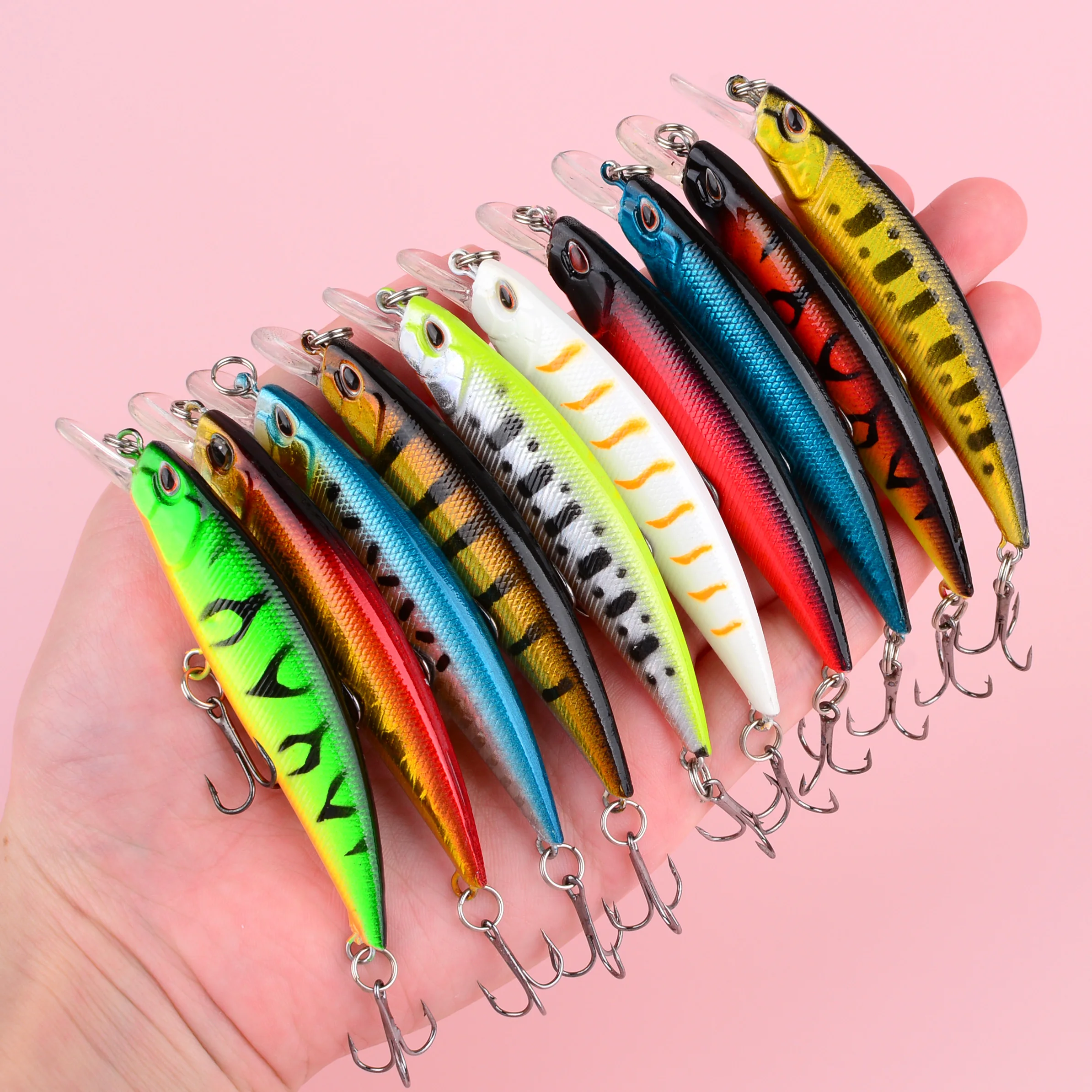 Señuelo Minnow de cebo duro modelo popular – Para diferentes profundidades - imagen 5