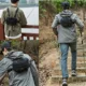 Mochila de pesca camuflaje para herramientas y material de lance