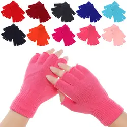 Guantes fingerless de punto para pesca – Invierno térmicos unisex
