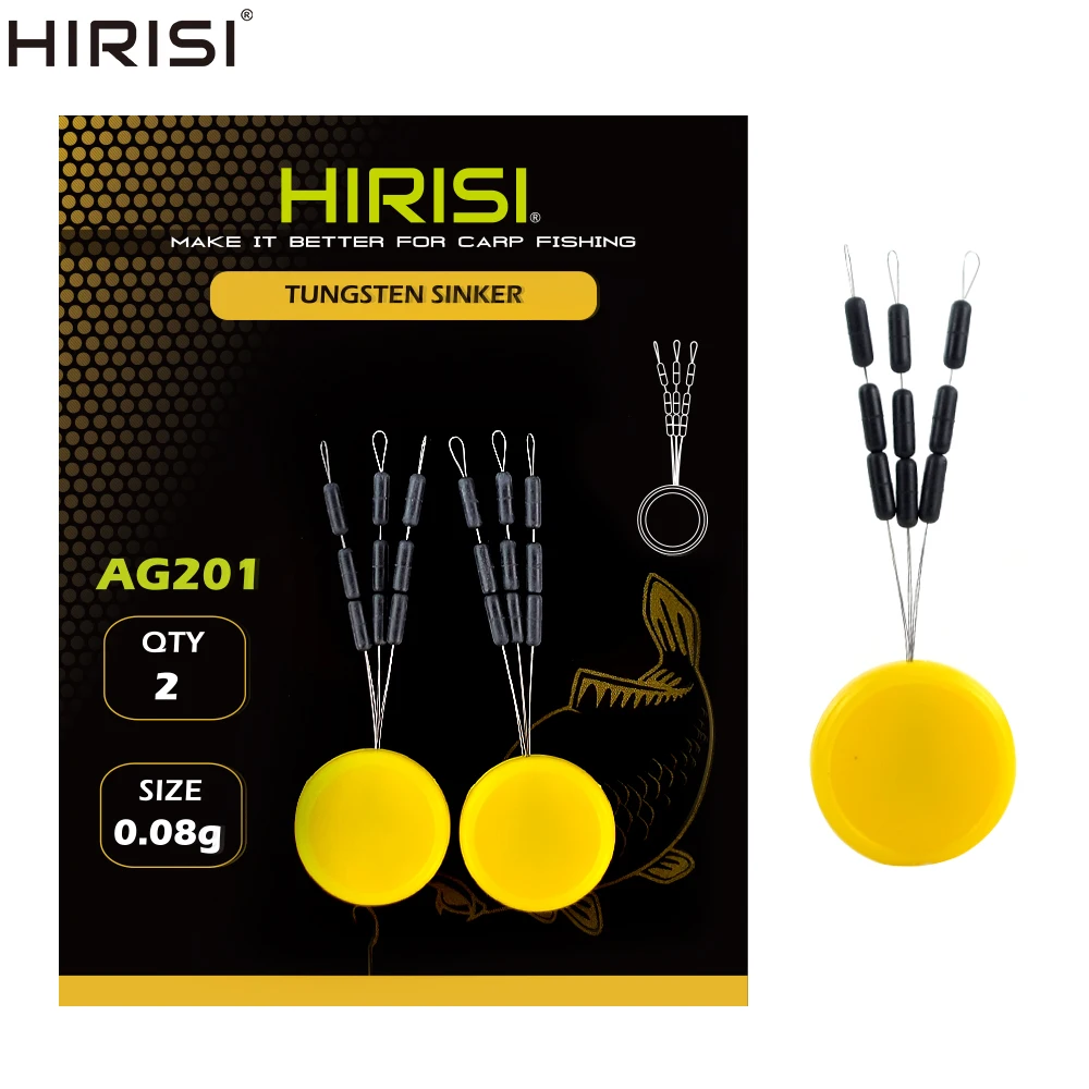 Plomos de Tungsteno para Anzuelos Hirisi – Pesca de carpa - imagen 5