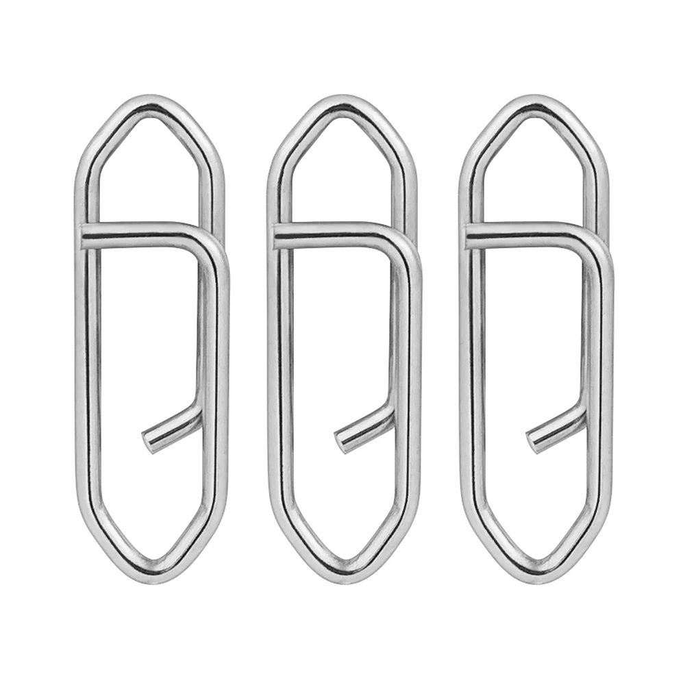 Clips cambio rápido acero inoxidable para anzuelos y señuelos - imagen 4