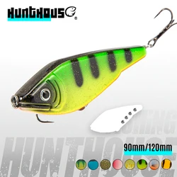 Jerkbait Hunthouse tipo lápiz hundimiento lento para musky y lucio