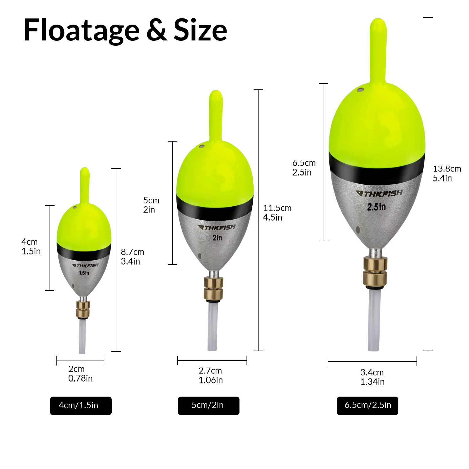 Slip Bobbers de Balsa para Pesca – Flotadores Mar y Agua Dulce