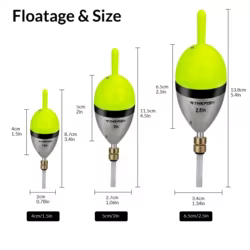 Slip Bobbers de Balsa para Pesca – Flotadores Mar y Agua Dulce