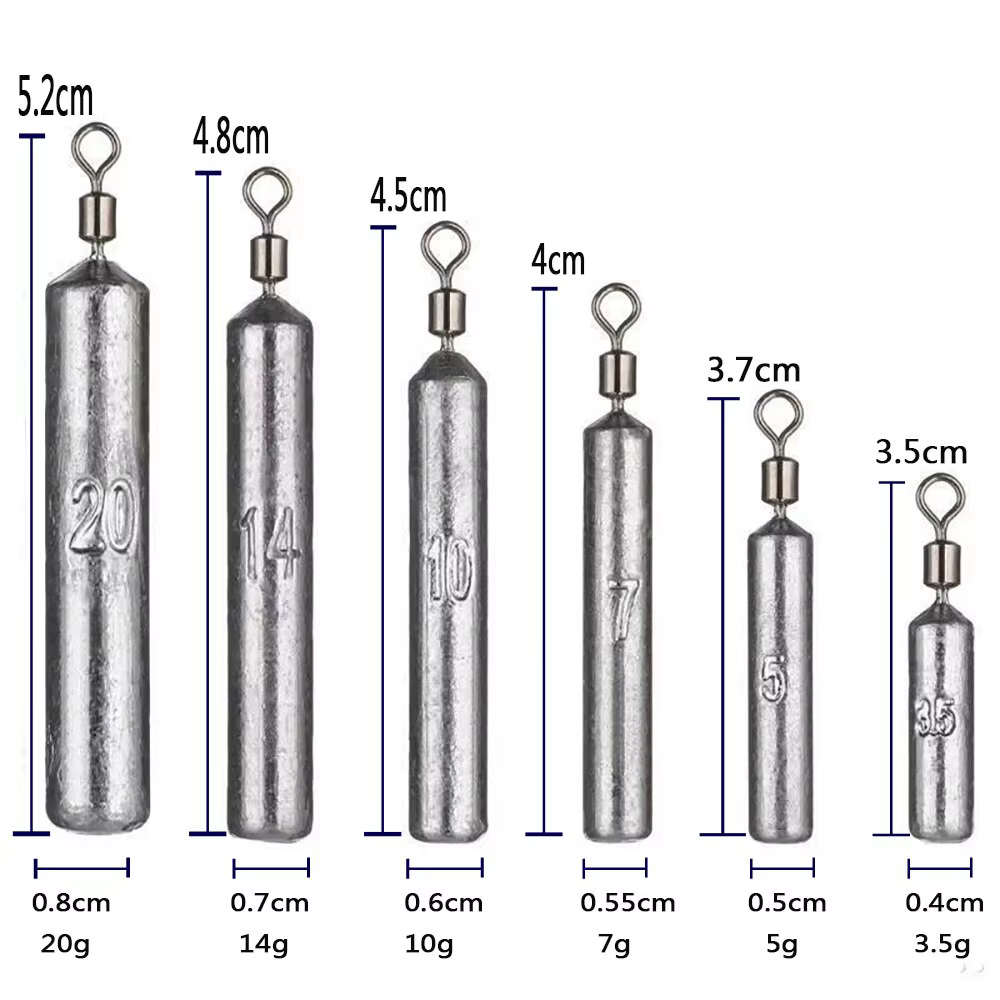 Kit Plomos Moldeables Pesca Marina – Tubo, Bala, Colgante y Jig - imagen 2