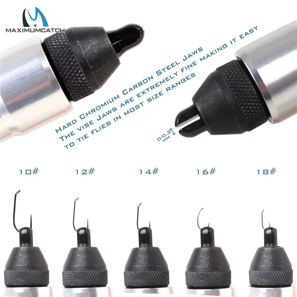 Tornillo de banco para atar moscas Maxcatch TVC – Aluminio anodizado - imagen 2