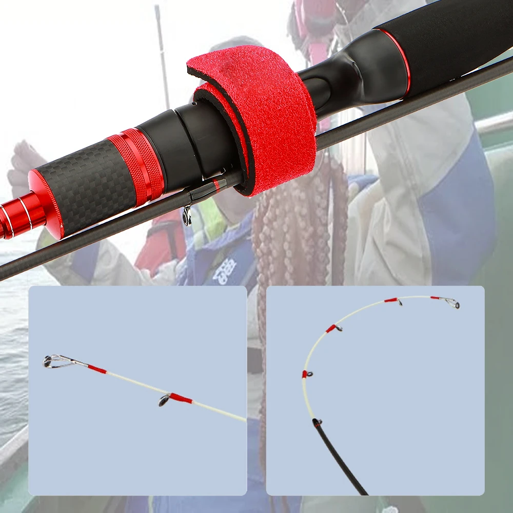 Caña Jigging ROLLFISH de fibra carbono con punta sólida para pulpo - imagen 5