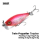 Kingdom Twin Propeller Pencil Lure señuelo lubina flotante-hundible