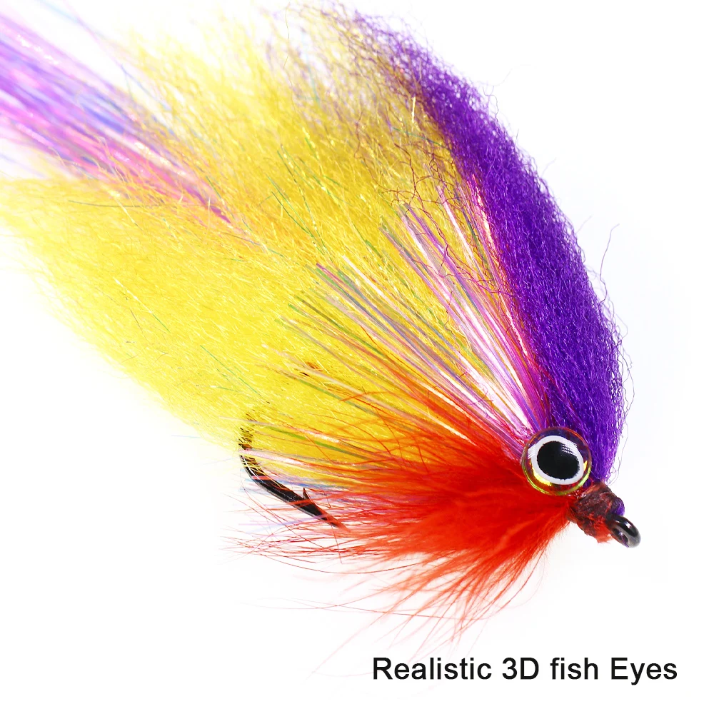Vtwins Big Streamer streamer para trucha y lubina, cebo almizclado - imagen 4