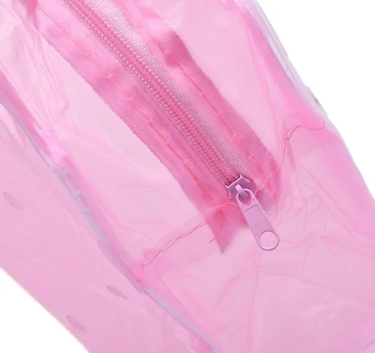 Bolsa de maquillaje portátil color sólido ligera para viaje organizador - imagen 5