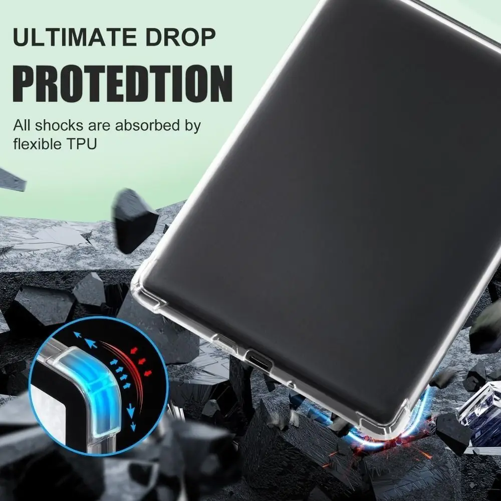 Funda protectora TPU Kindle Paperwhite – Carcasa transparente antivibraciones - imagen 5