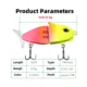 LHFSH Swimbait VIB de hundimiento lento con ojos 3D para lubina