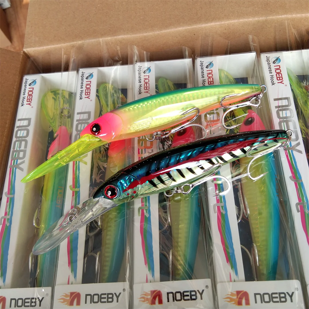 NOEBY Minnow Senuelos Duros de Arrastre - imagen 2